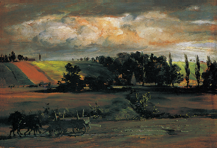  Adolpyh Von Menzel —— 藤珀尔霍夫山的暴风雨